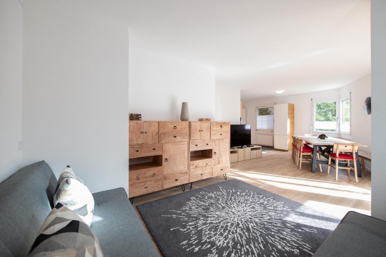 Agrimonia - 5,5-Zi Duplex Wohnung Bis 9 Personen Mit Eigenem Garten Davos Eksteriør billede